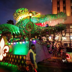 Parade Mardi Gras in Universal Studio's Florida
