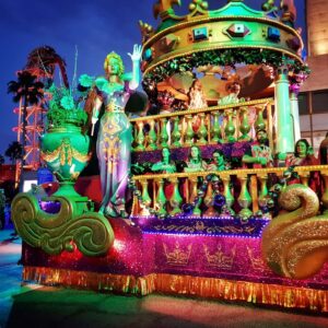 Parade Mardi Gras in Universal Studio's Florida