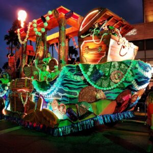 Parade Mardi Gras in Universal Studio's Florida