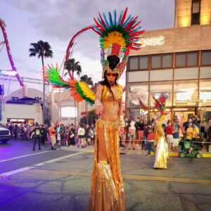 Parade Mardi Gras in Universal Studio's Florida