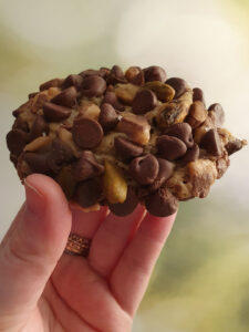 Pistachio Toffee Chocolate Chip Cookie