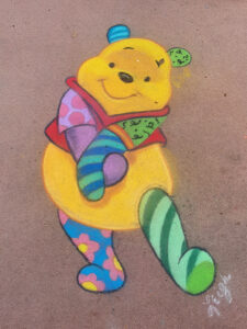 Chalk Art is elk jaar een onderdeel van het festival