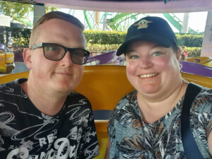 Having fun!