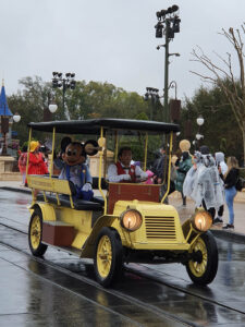Rainy day cavalcade