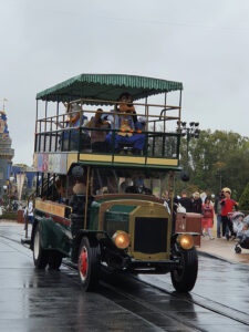 Rainy day cavalcade